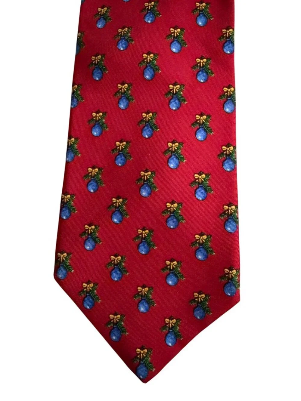 BROOKS BROTHERS Holiday Ornament Silk Blend Tie